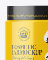 Glossy Cosmetic Jar Mockup