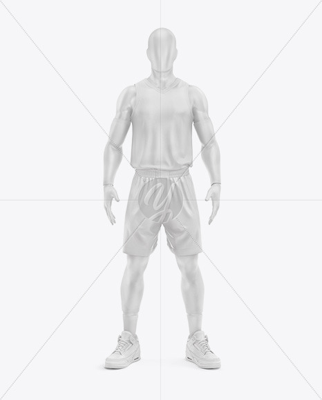 Basketball Kit Mockup - Front View