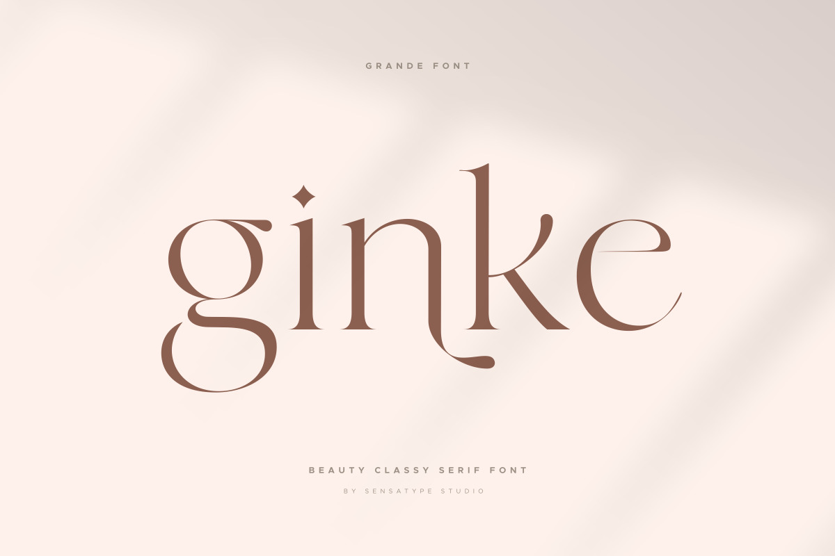 Grande - Beauty Classy Serif Font Grande - Beauty Classy Serif Font