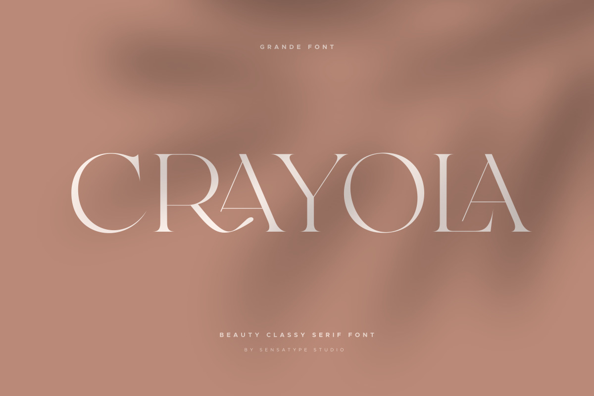 Grande - Beauty Classy Serif Font