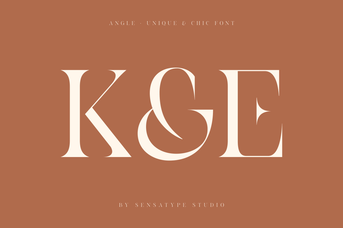 angle - unique & chic font angle - unique & chic font