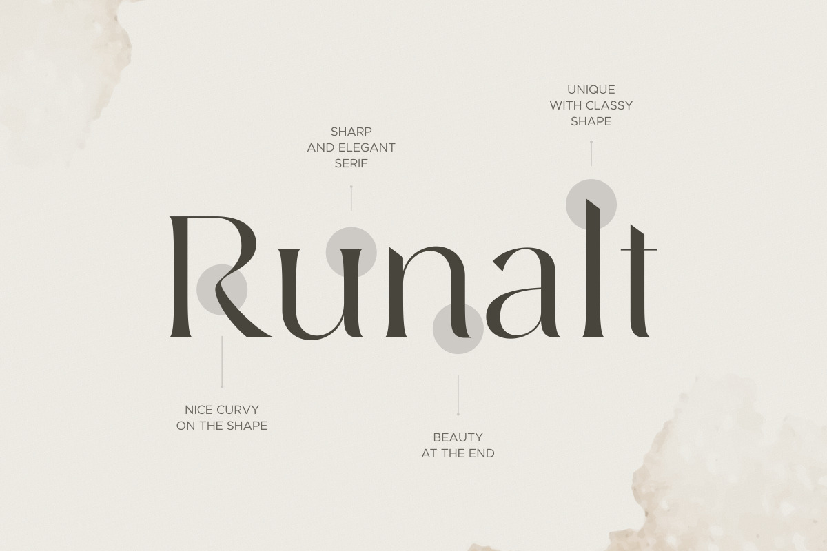 Runalto - Luxury Serif Font