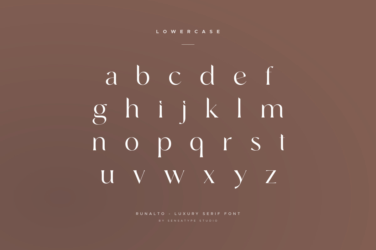 Runalto - Luxury Serif Font