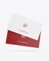 Two Envelopes Mockup