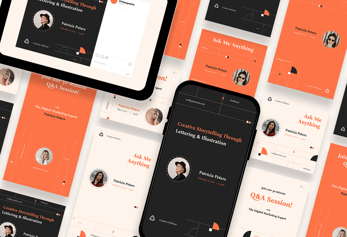 Creative Webinar Instagram Template Creative Webinar Instagram Template