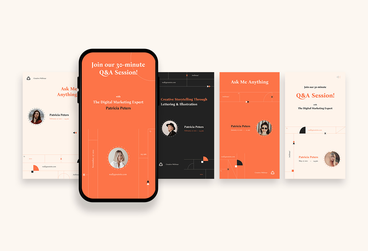 Creative Webinar Instagram Template