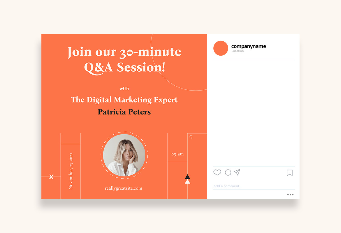 Creative Webinar Instagram Template