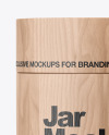 Wooden Jar Mockup Wooden Jar Mockup