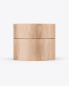 Wooden Jar Mockup