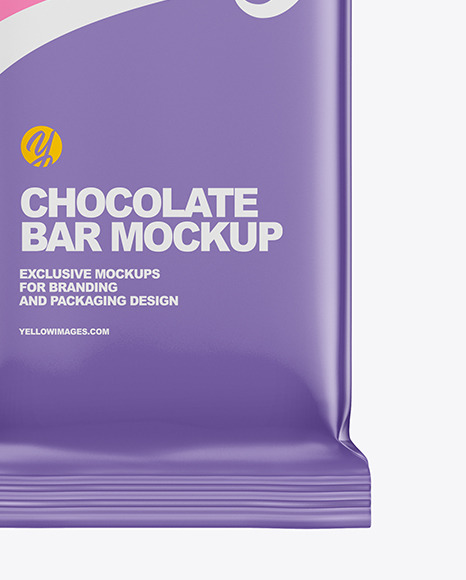 Matte Chocolate Bar Mockup