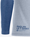 Raglan Long Sleeve T-Shirt Mockup