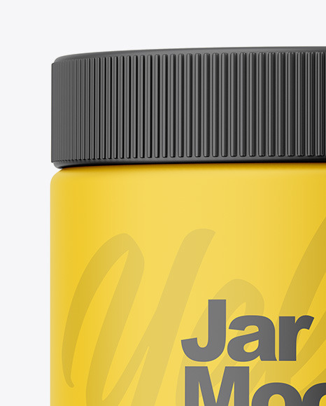 Matte Jar Mockup Matte Jar Mockup