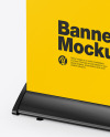 Glossy Roll-up Banner Mockup