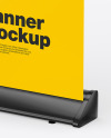 Glossy Roll-up Banner Mockup