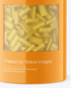 Glossy Paper Tube w/ Riccioli Pasta Mockup