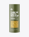 Matte Paper Tube w/ Ruote Pasta Mockup