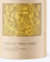 Kraft Paper Tube w/ Ruote Pasta Mockup
