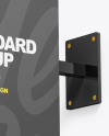 Plastic Square Signboard Mockup