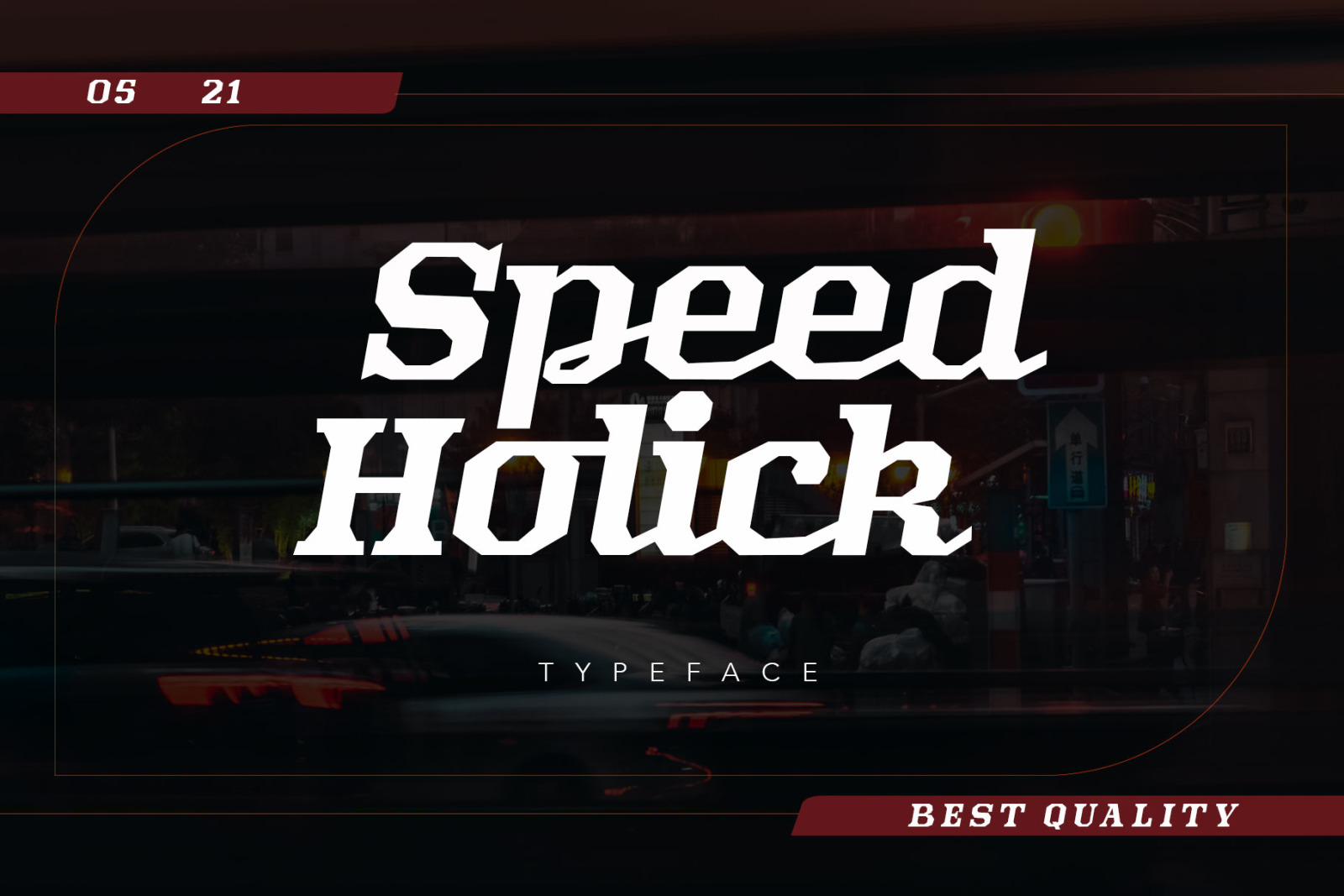 Speed Holick Typeface