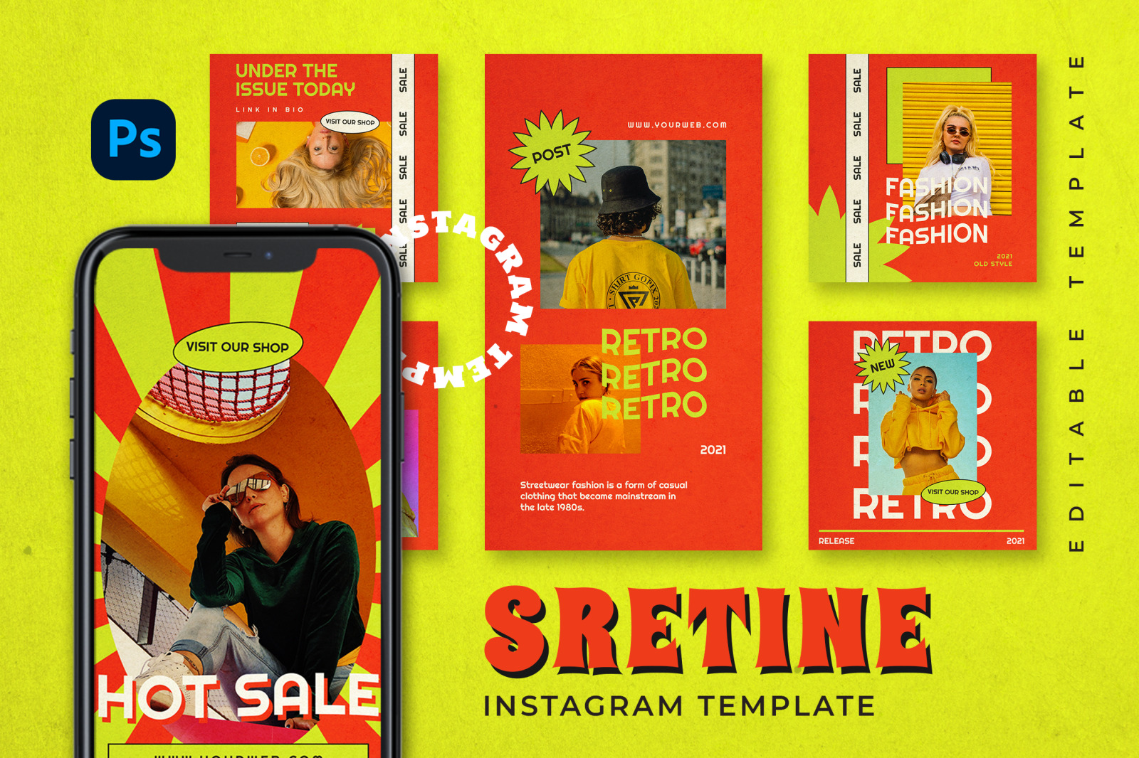 Sretine Instagram Template