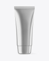Metallic Cosmetic Tube Mockup Metallic Cosmetic Tube Mockup