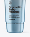 Metallic Cosmetic Tube Mockup Metallic Cosmetic Tube Mockup