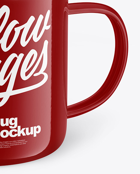 Glossy Mug Mockup