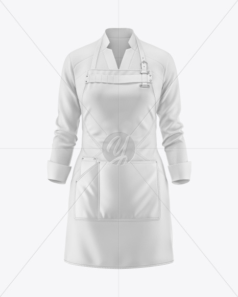 Apron With Shirt Mockup