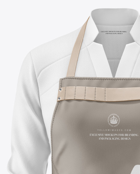 Apron With Shirt Mockup