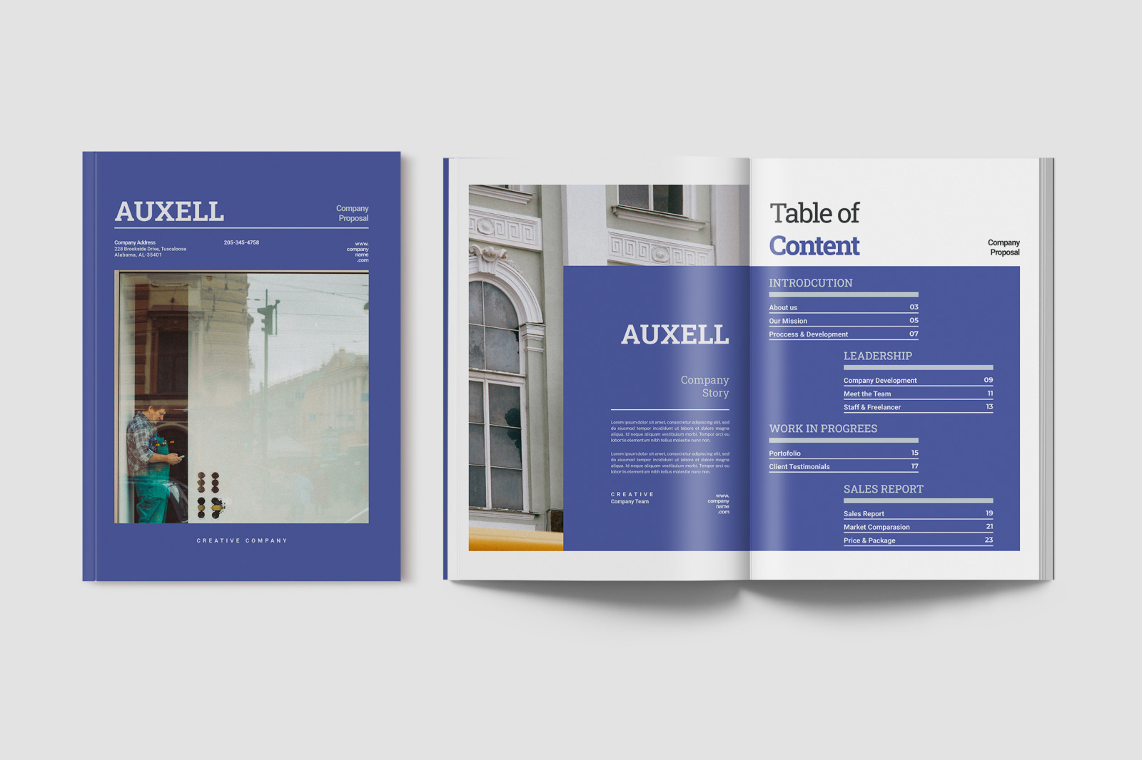 Auxell - Elegant Business Proposal