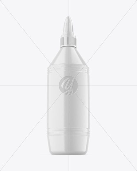 Glossy Glue Bottle Mockup Glossy Glue Bottle Mockup