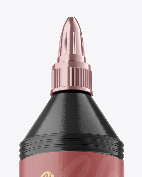Glossy Glue Bottle Mockup Glossy Glue Bottle Mockup