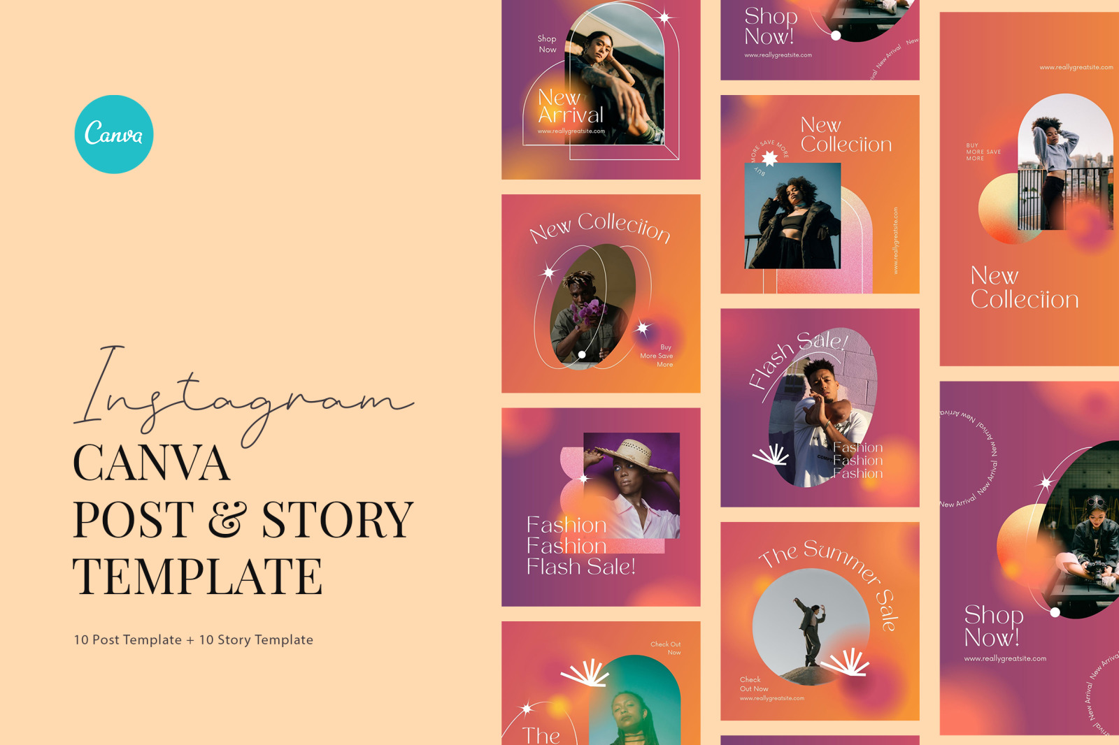 Gradient Fashion Sale Canva Gradient Fashion Sale Canva