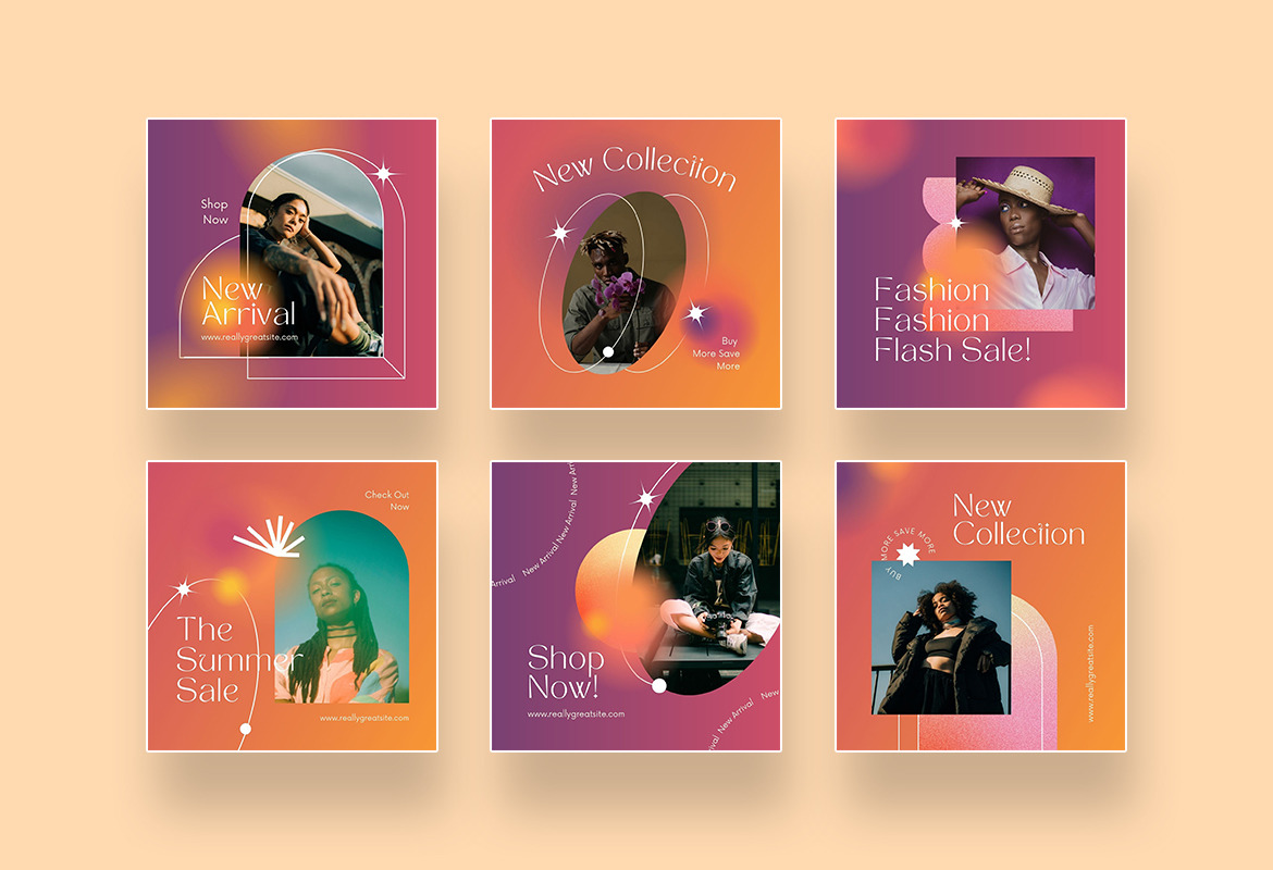 Gradient Fashion Sale Canva