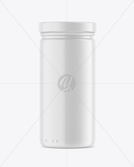 Matte Storage Jar Mockup