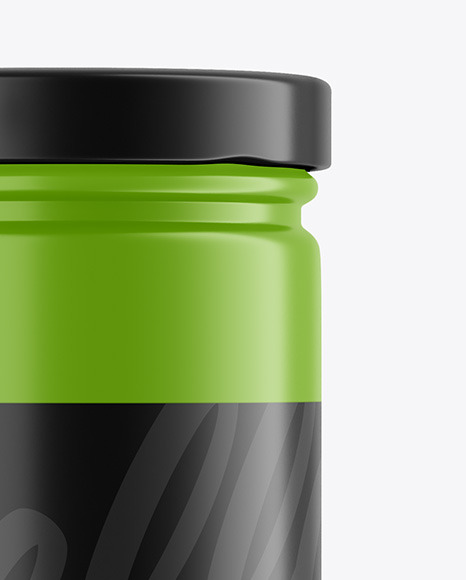 Matte Storage Jar Mockup