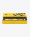 Glossy Pen in Box Mockup
