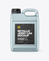 Metallic Jerry Can Mockup