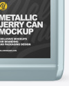 Metallic Jerry Can Mockup