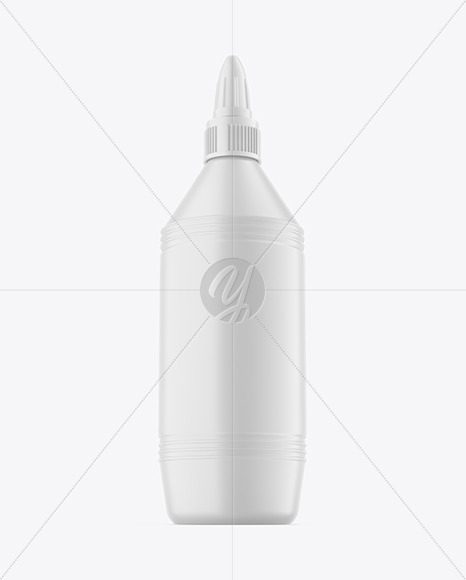 Matte Glue Bottle Mockup