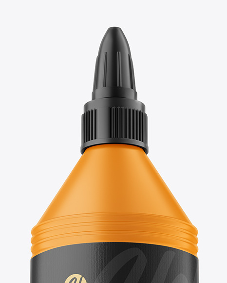 Matte Glue Bottle Mockup