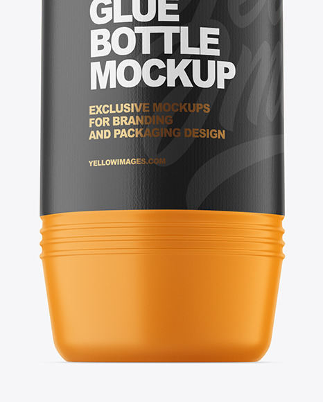 Matte Glue Bottle Mockup Matte Glue Bottle Mockup