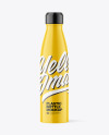 Matte Plastic Bottle Mockup