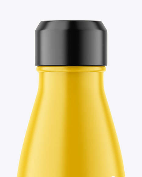 Matte Plastic Bottle Mockup