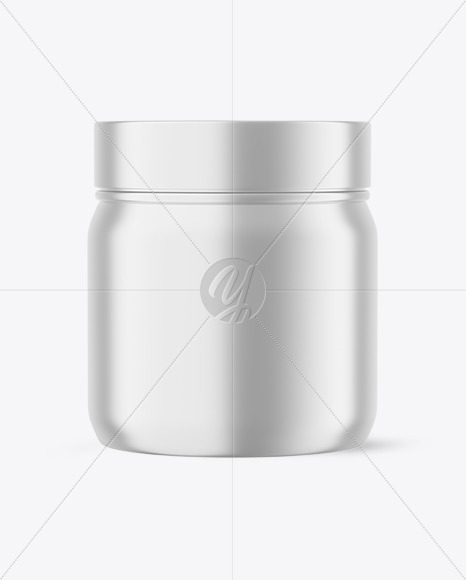 Metallic Jar Mockup