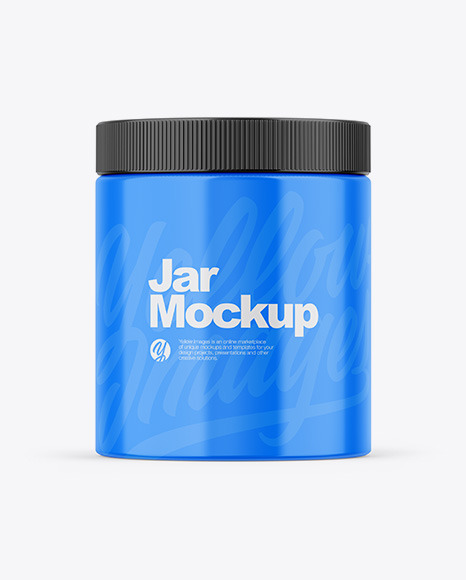 Glossy Jar Mockup