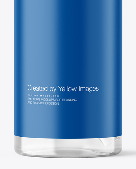 Clear Cosmetic Bottle with Pump Mockup Clear Cosmetic Bottle with Pump Mockup