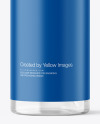 Clear Cosmetic Bottle with Pump Mockup Clear Cosmetic Bottle with Pump Mockup