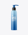 Matte Cosmetic Bottle with Pump Mockup Matte Cosmetic Bottle with Pump Mockup
