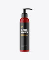 Glossy Cosmetic Bottle with Pump Mockup Glossy Cosmetic Bottle with Pump Mockup